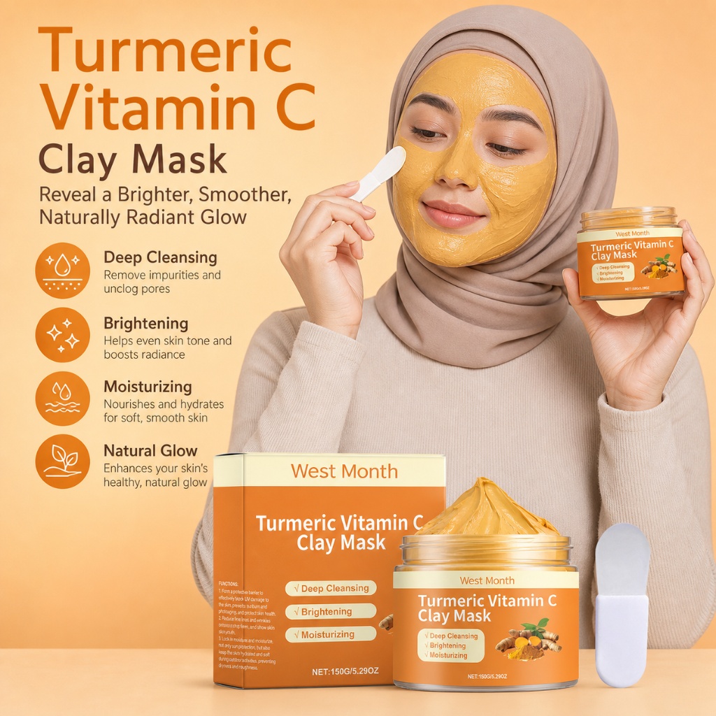 Mud Mask Kaolin - Маска для лица с куркумой и