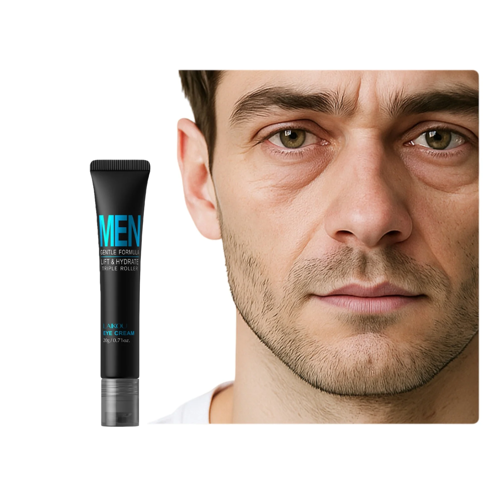 Skincare Natur E - Профессиональный мужской крем для глаз, 20