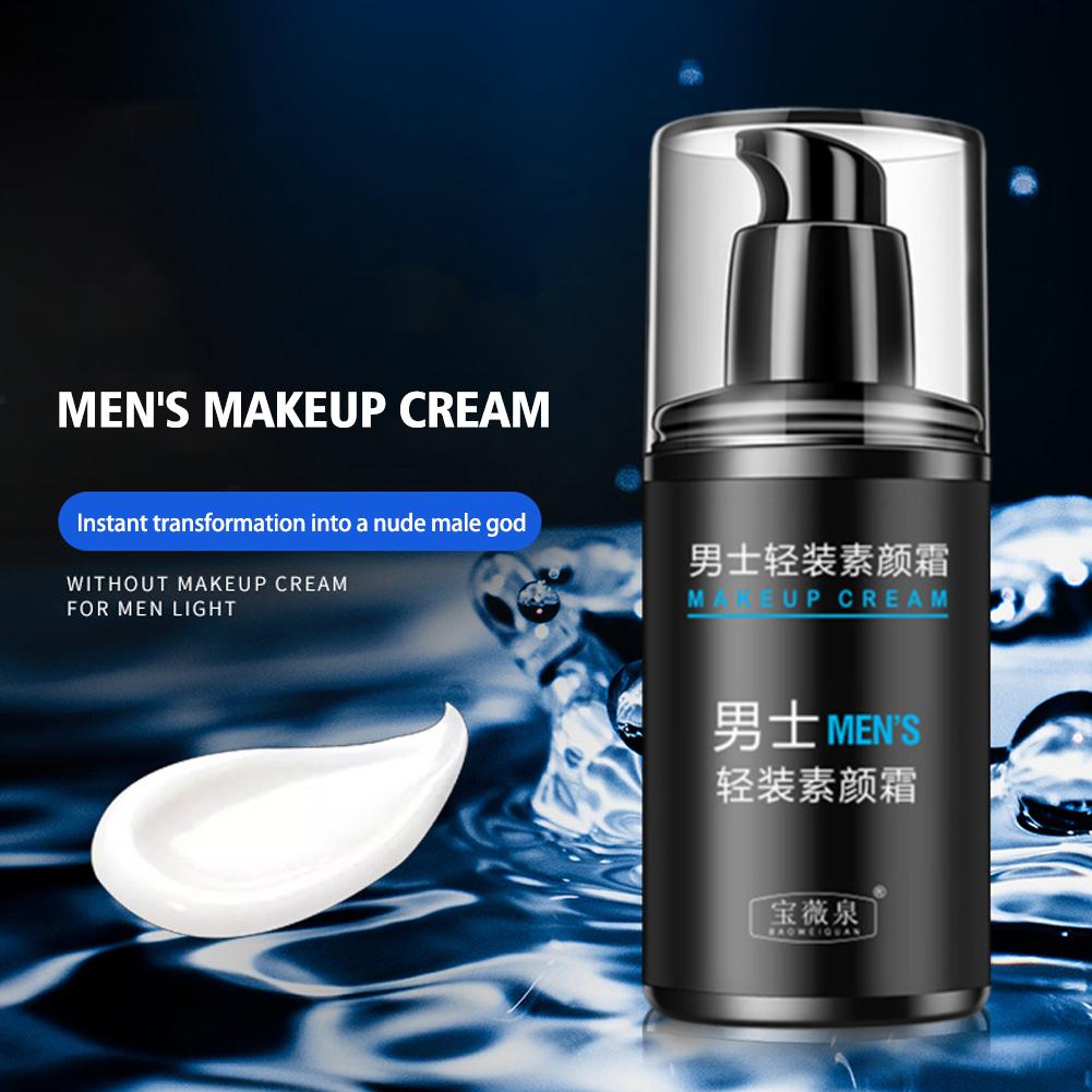 Skincare Natur E - Мужской натуральный крем для макияжа, увлажняющий