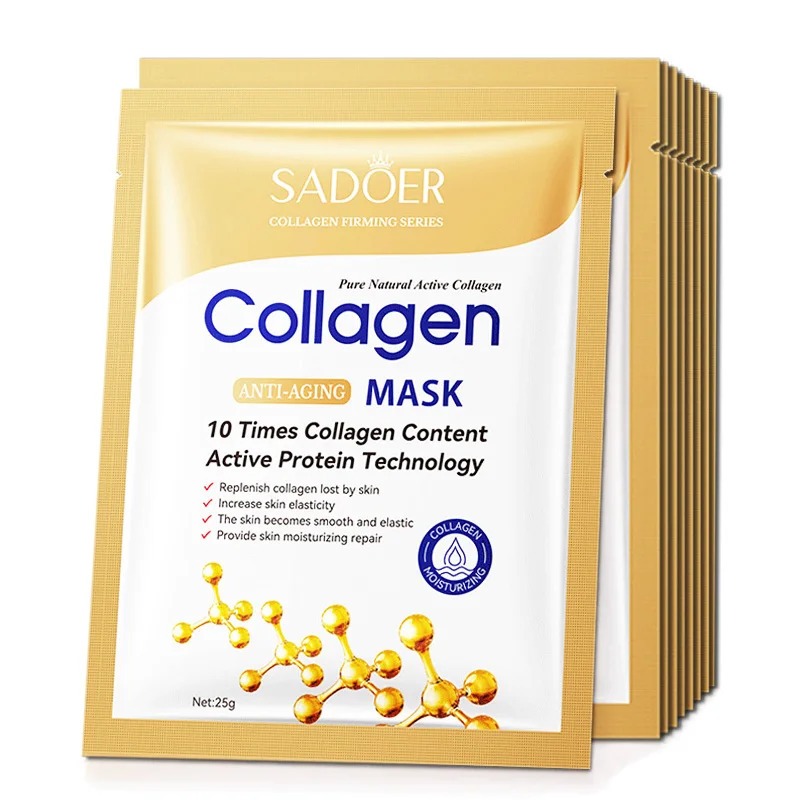 10шт Антивозрастная коллагенов – обзор и цена Collagen Sheet Mask