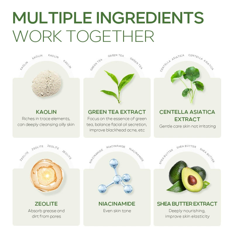 Зеленый чай для лица, глубокая – обзор и цена Mud Mask Kaolin