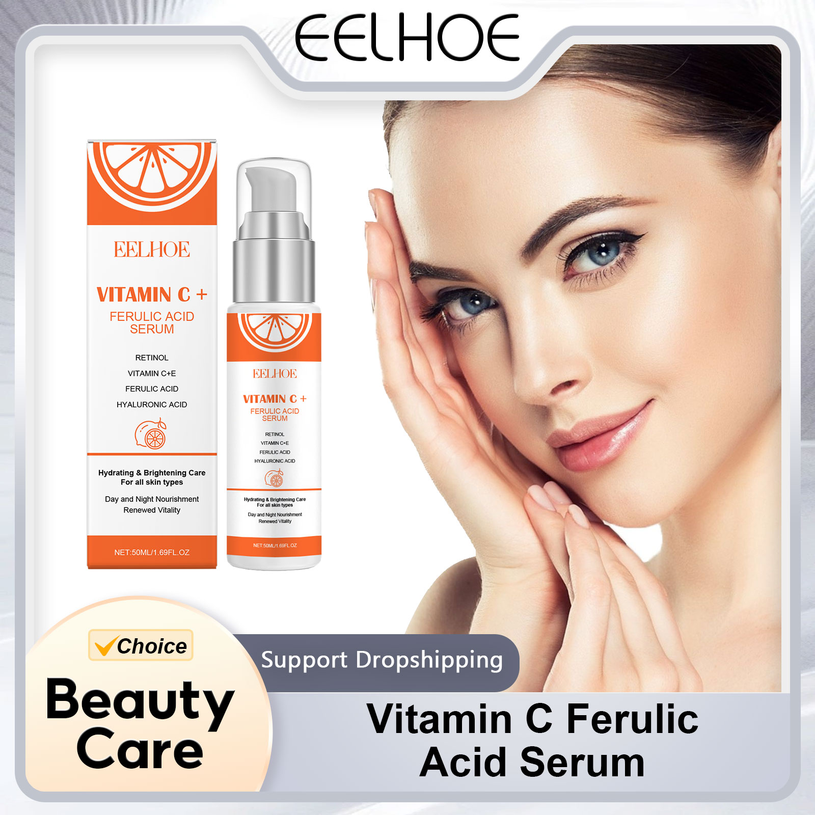 EELHOE Vitamin C E Сыворотка с – обзор и цена Ferulic Acid Serum