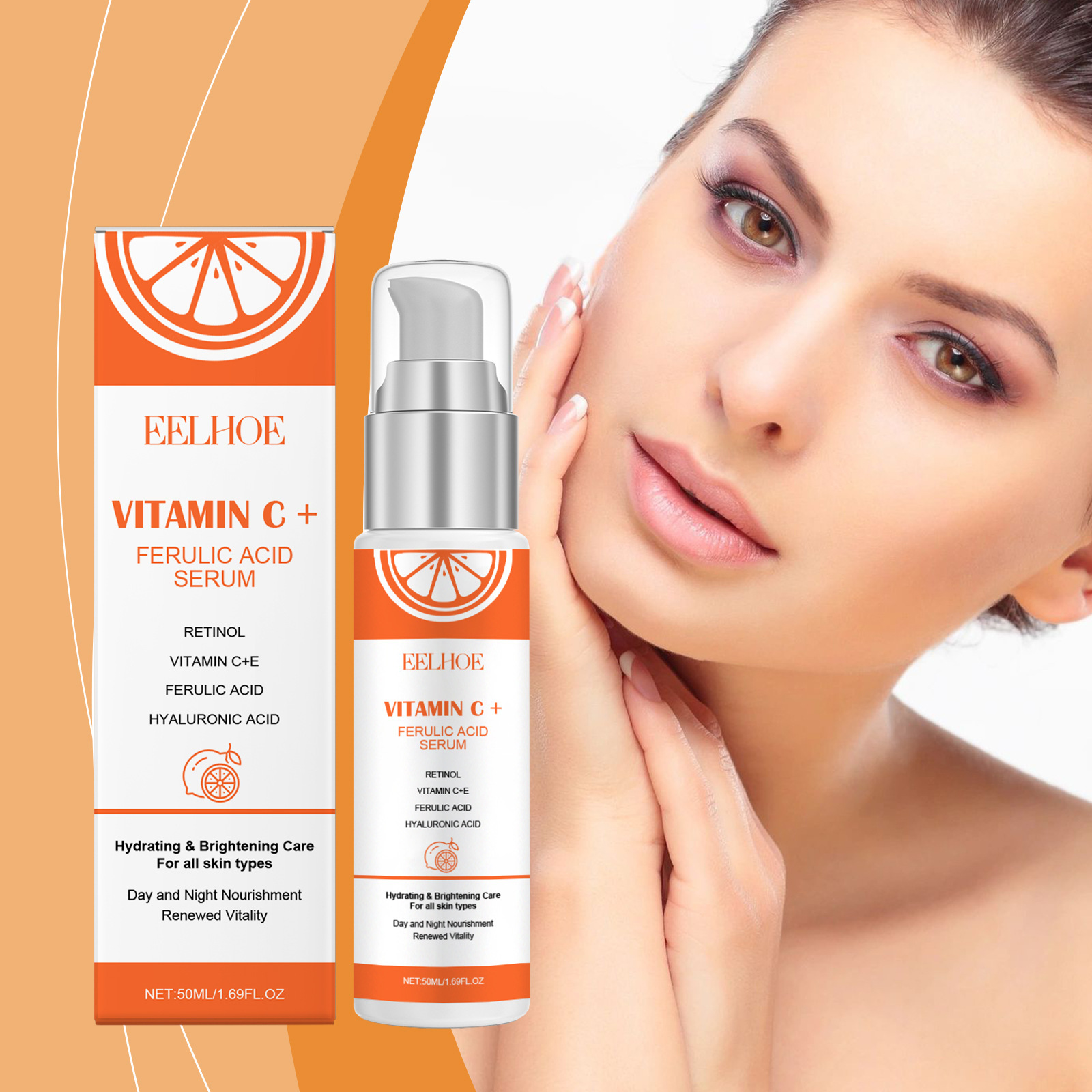 EELHOE Vitamin C E Сыворотка с – обзор и цена Ferulic Acid Serum
